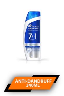 H&s 7in1 AntI-Dandruff Shampoo 340ml